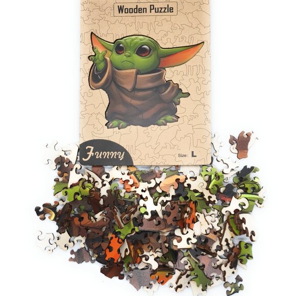 Suvira Wooden Jigsaw Puzzles - Engaging, Educational, and Eco-Friendly Baby YODO - Picture 7 of 9